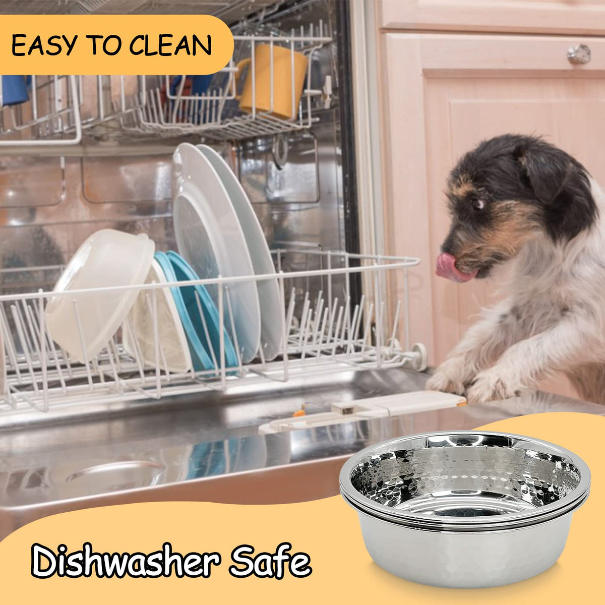 3 Pack Stainless Steel Cat Bowls L17244