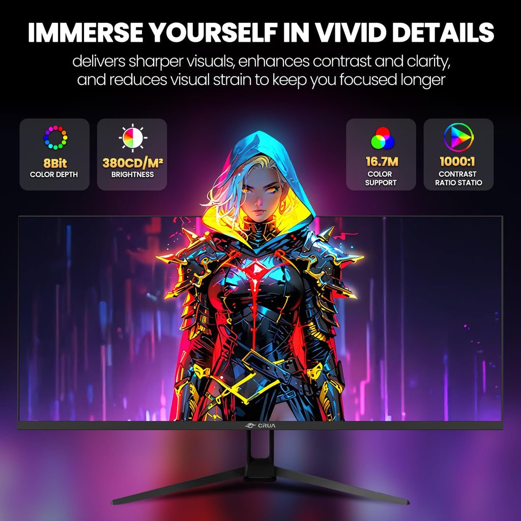 34 Inch 165Hz UWQHD IPS Ultrawide Gaming Monitor W5562