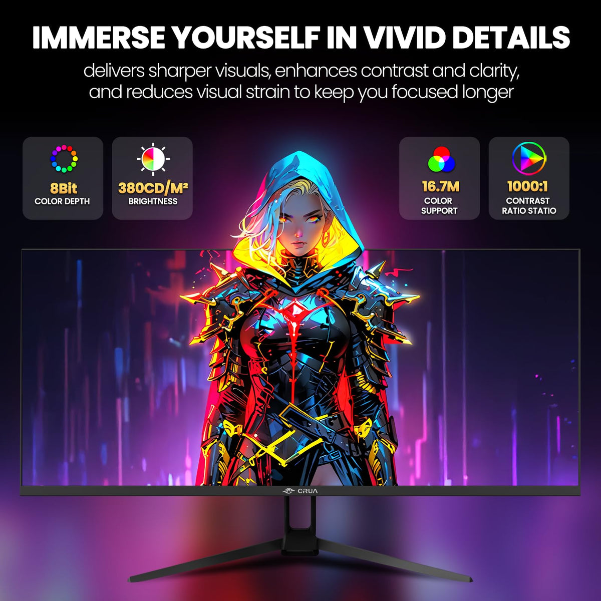 34 Inch 165Hz UWQHD IPS Ultrawide Gaming Monitor W5562