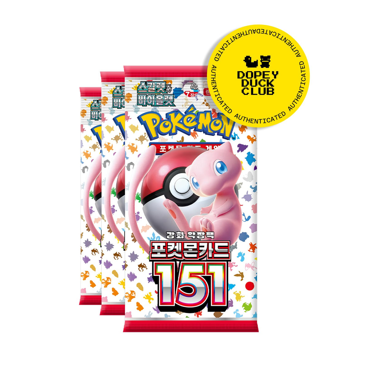 Korean 151 Booster Packs C8423