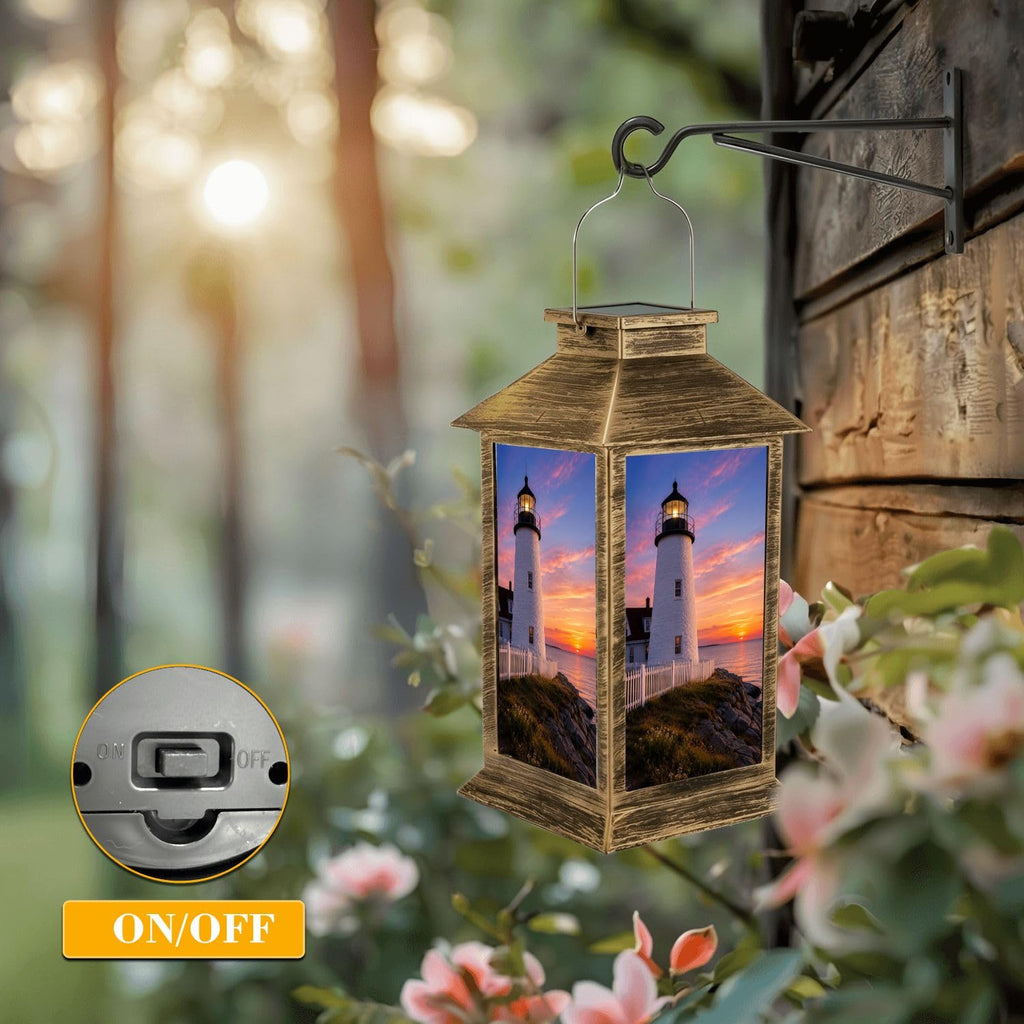 Solar Lantern Outdoor Waterproof LED Hanging Solar Lights Q649