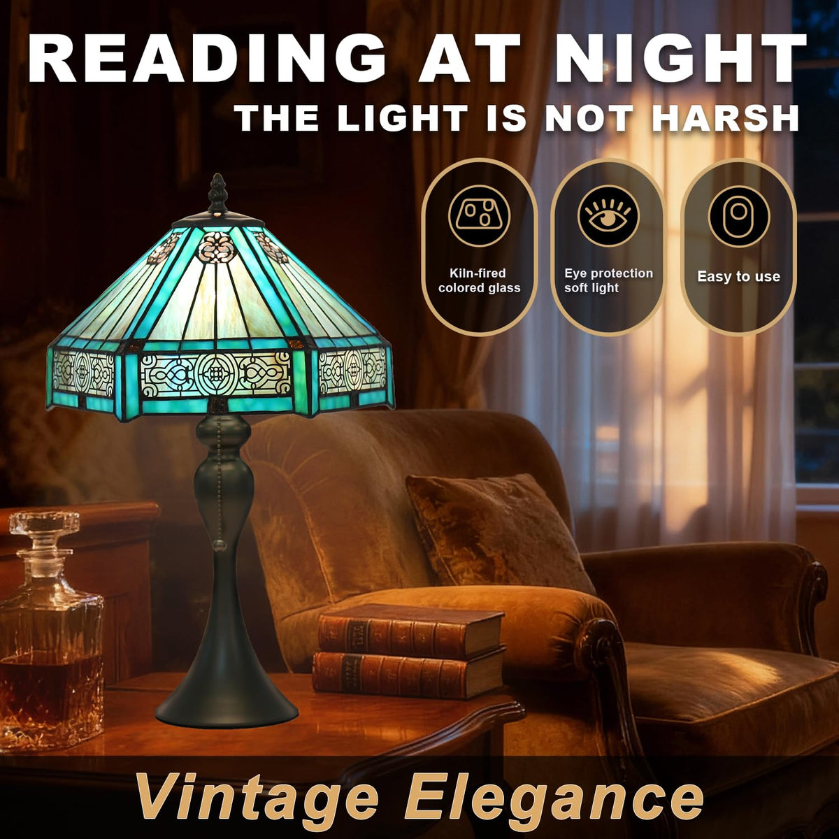 Stained Glass Table Lamp T92299