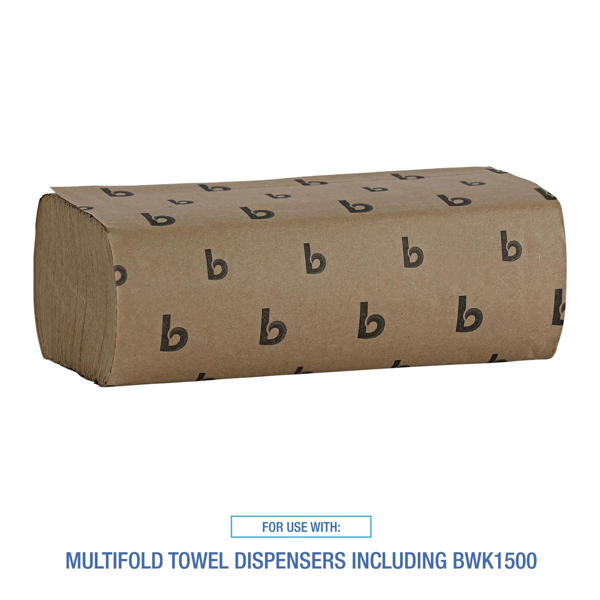 Multifold 1-Ply Paper Hand Towels, 250 Towels/Pack, 16 Packs/Carton X988893