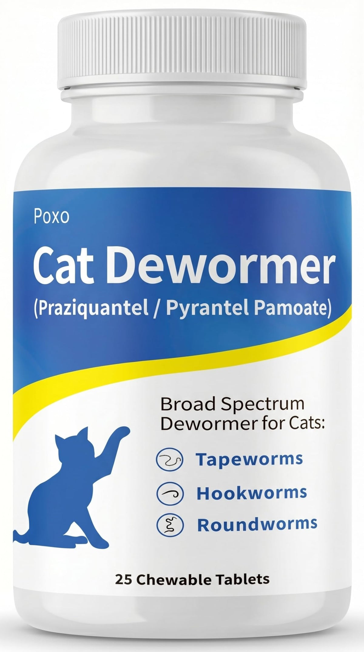 Dewormer Chewables for Cats and Kittens, 25 Chews Q886