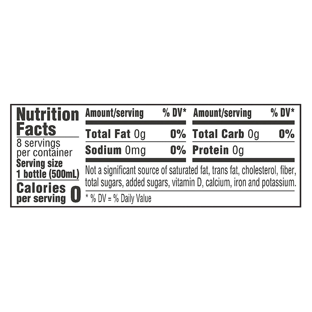 Sparkling Spring Water Raspberry Lime 16.9 Ounce Pack of 8 X20744