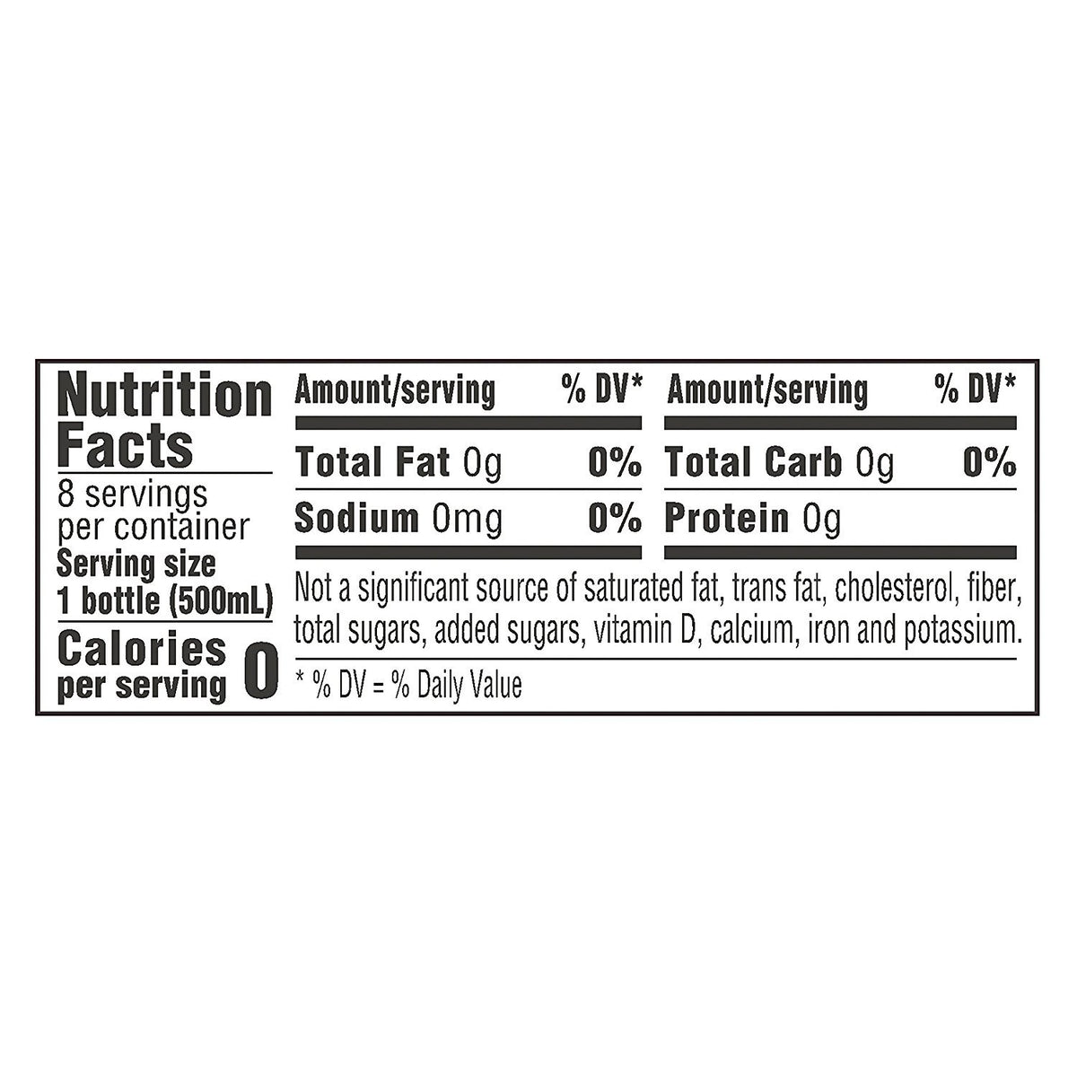 Sparkling Spring Water Raspberry Lime 16.9 Ounce Pack of 8 X20744