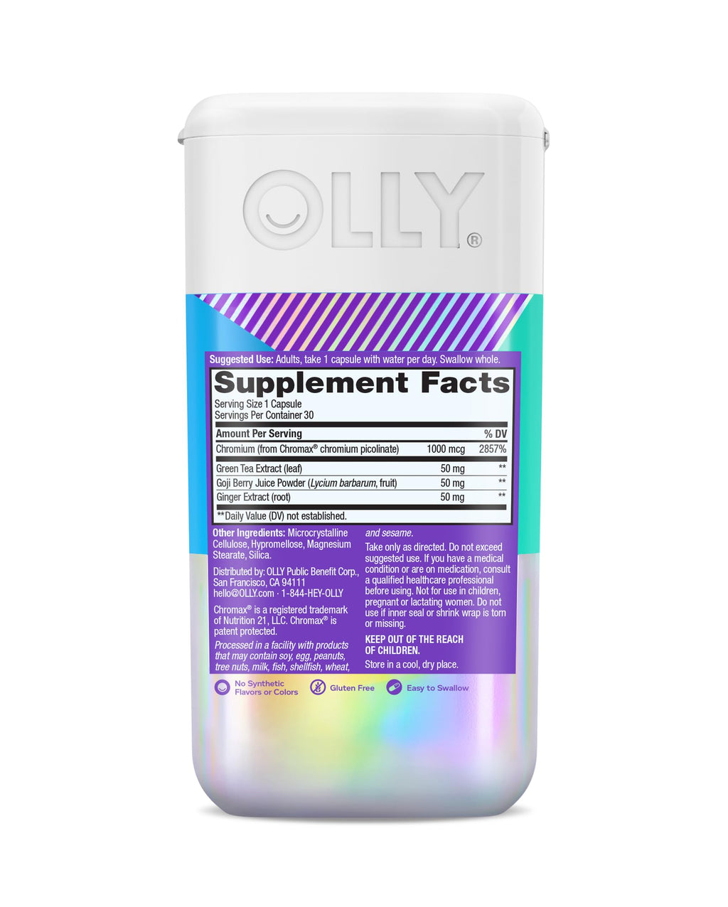 Metabolism Support 1000 mcg Chromium 30 Count U1510