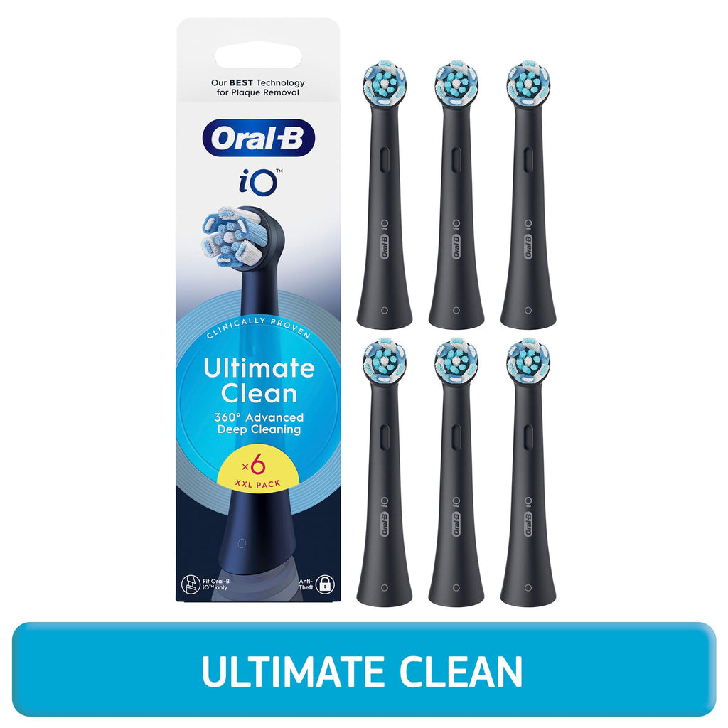 Black Replacement Toothbrush Heads T966