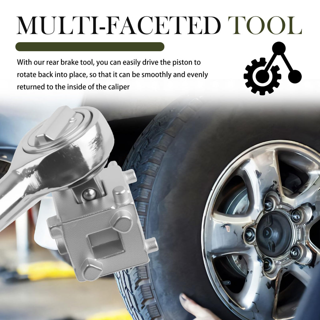 Brake Caliper Compression Tool with 3/8" Square Drive Hole X9618