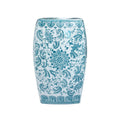Teal Blue Ceramic Garden Stool Z54318