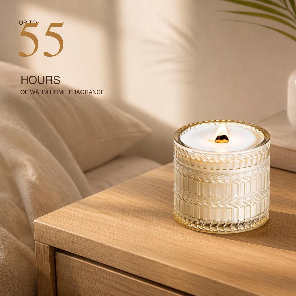Vanilla Coconut Wood Wick Candle 7.4 oz C118952
