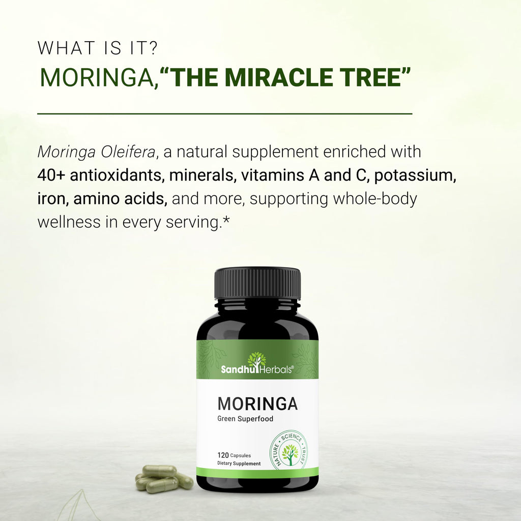 120 Count 900mg Moringa Capsules R2792
