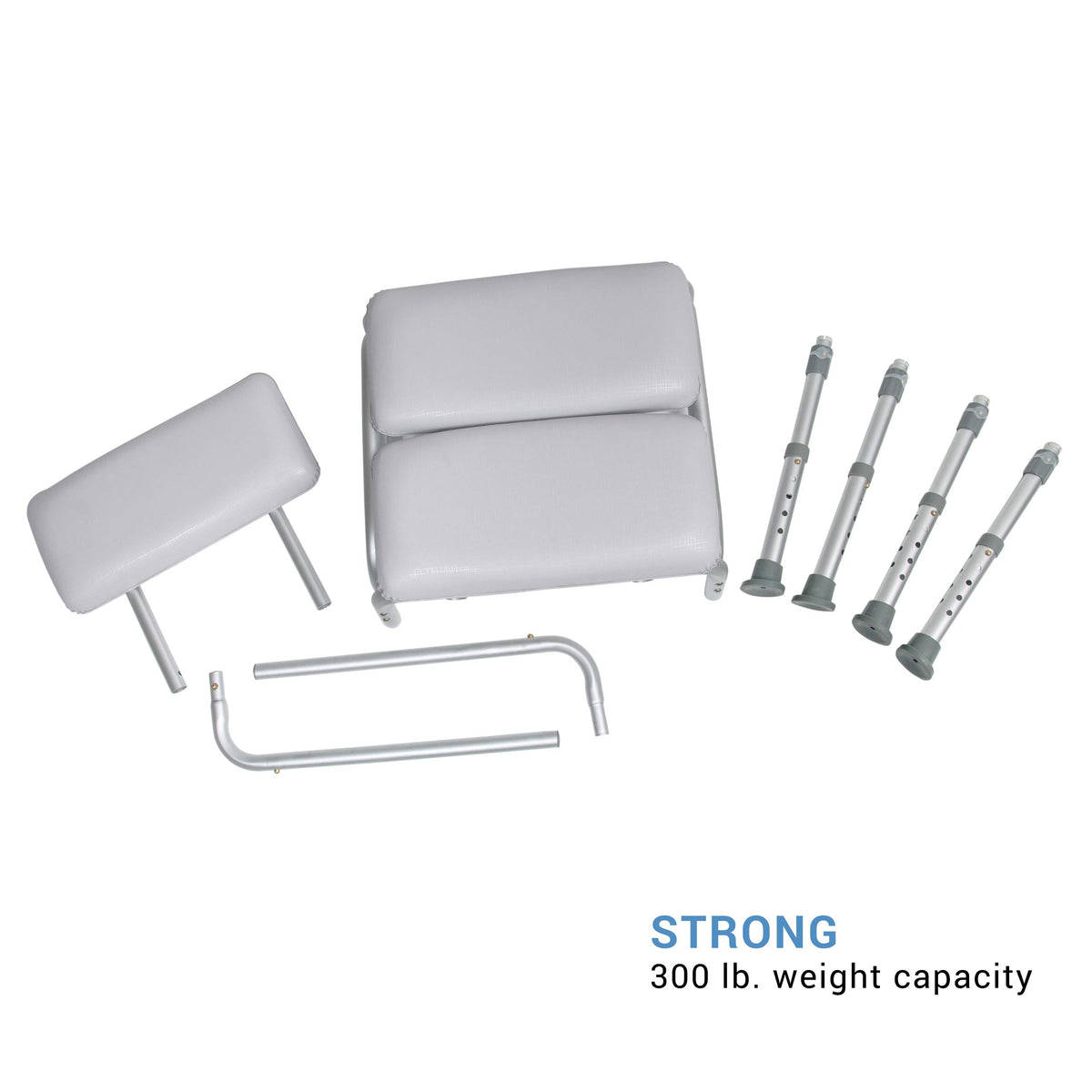 Padded Shower Chair with Backrest H2562