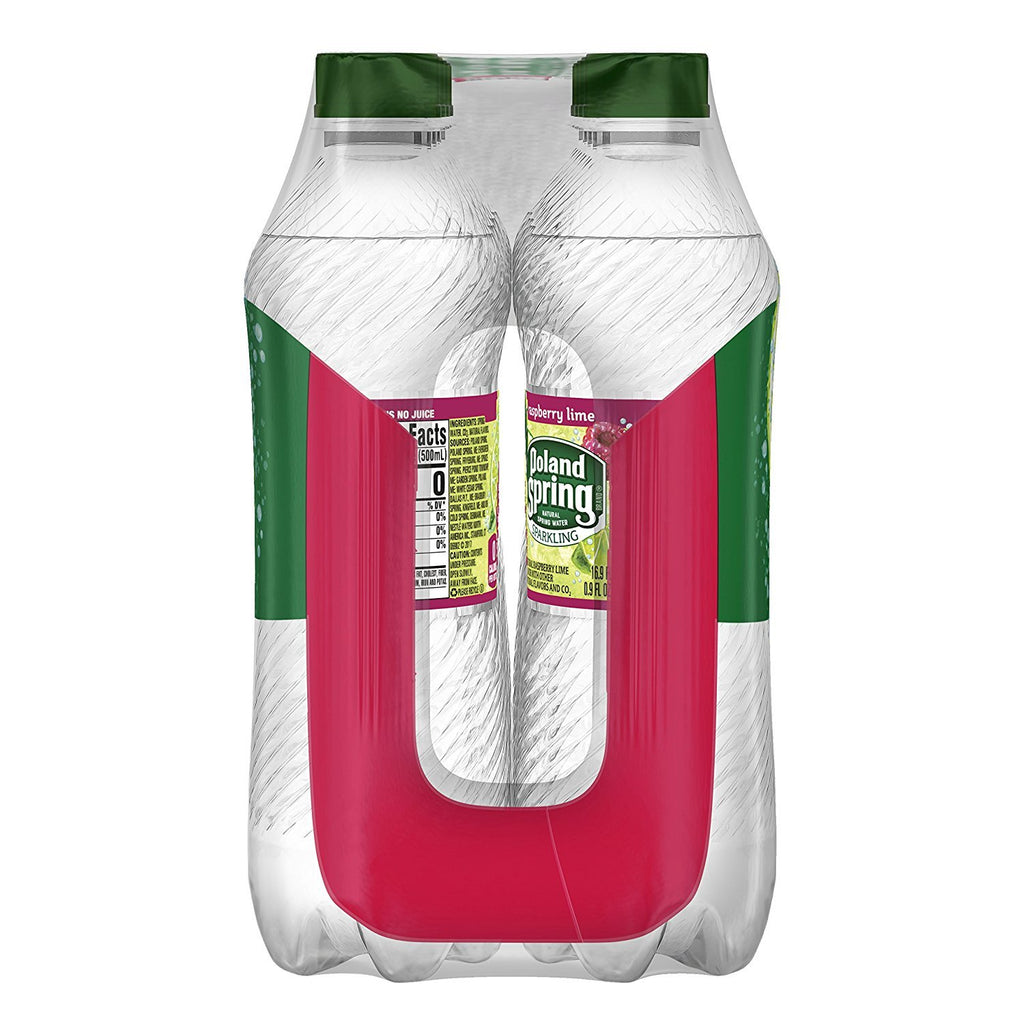 Sparkling Spring Water Raspberry Lime 16.9 Ounce Pack of 8 X20744