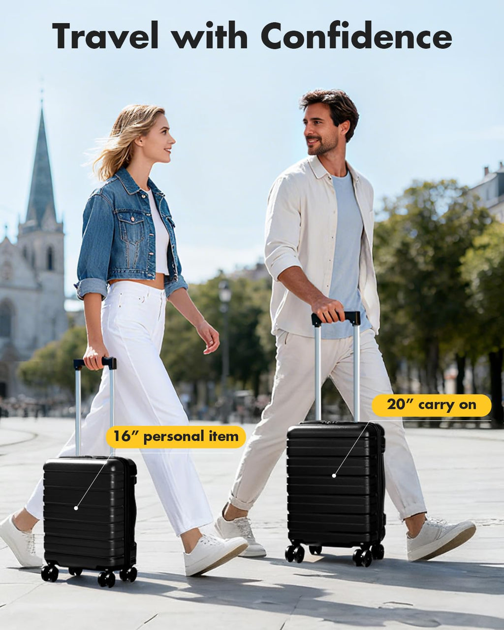 16 Inch Underseat Carry On Luggage K973