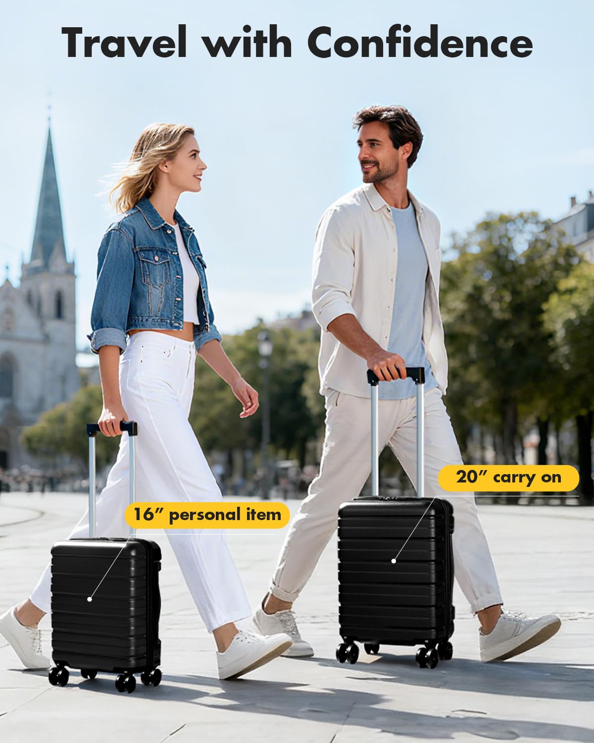 16 Inch Underseat Carry On Luggage K973