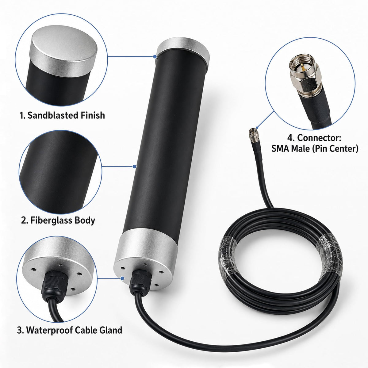 Outdoor Omni Cellular Antenna Kit D834114