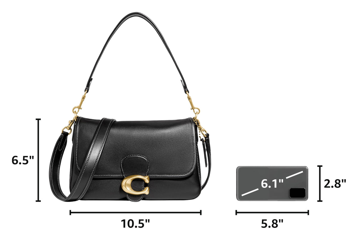 Soft Calf Leather Shoulder Bag E5032