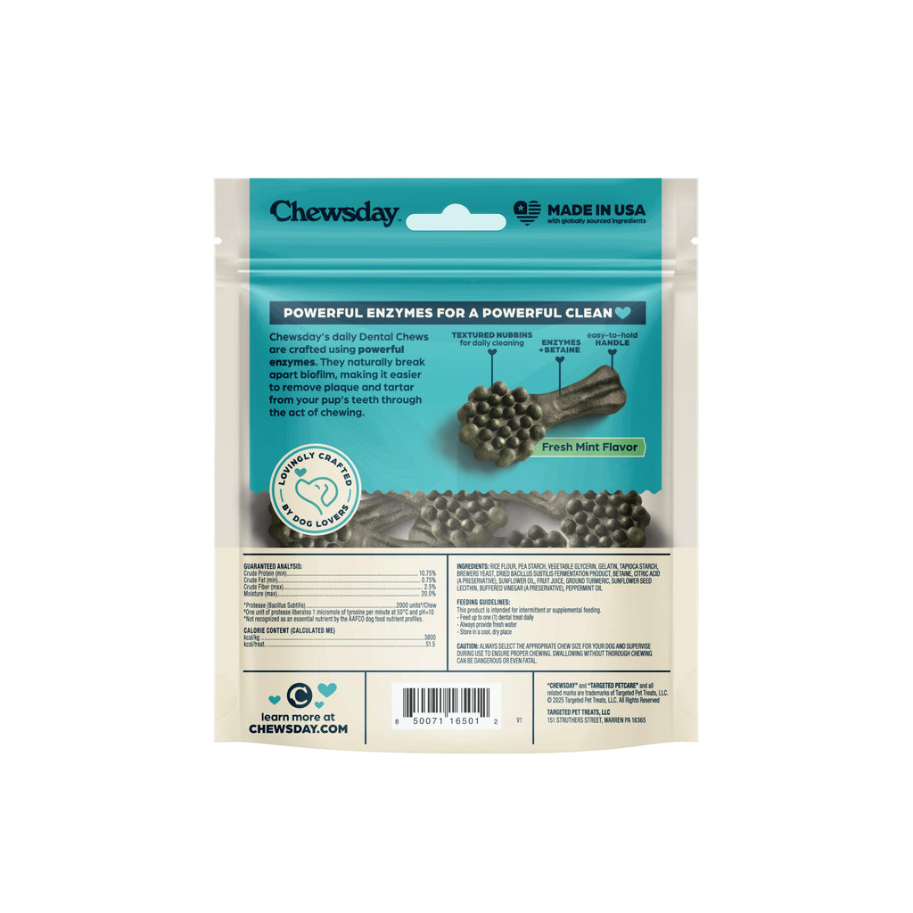 Fresh Mint Flavor Dental Chews, 13 Count X9708