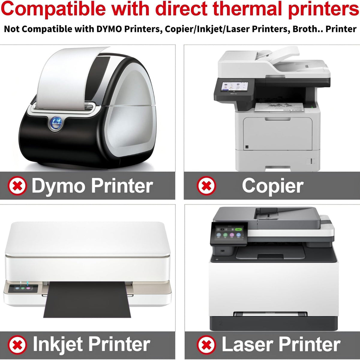 4x6 Thermal Labels 100/Stack P990