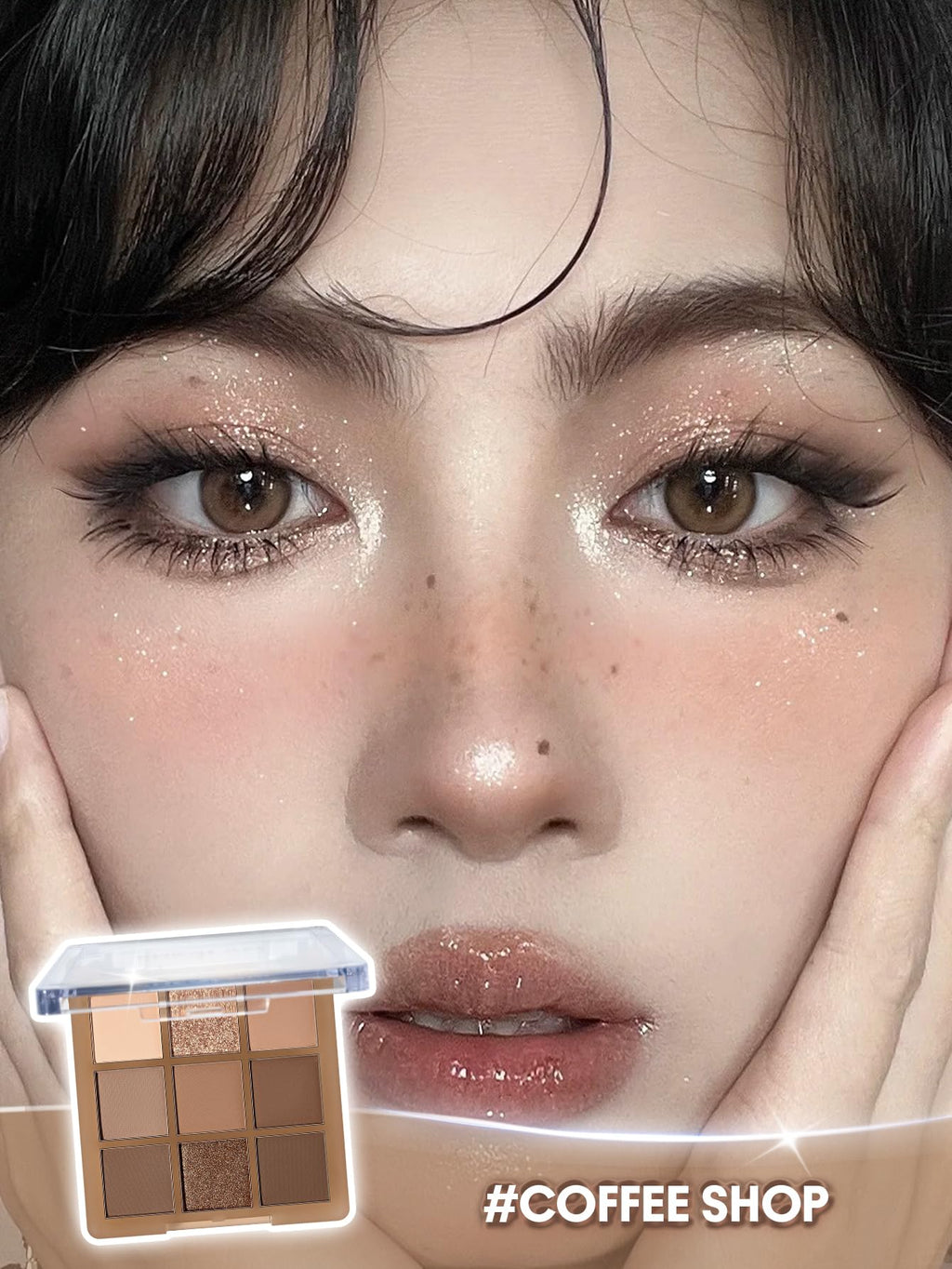 9-Color Shimmer & Matte Eyeshadow Palette Y5238
