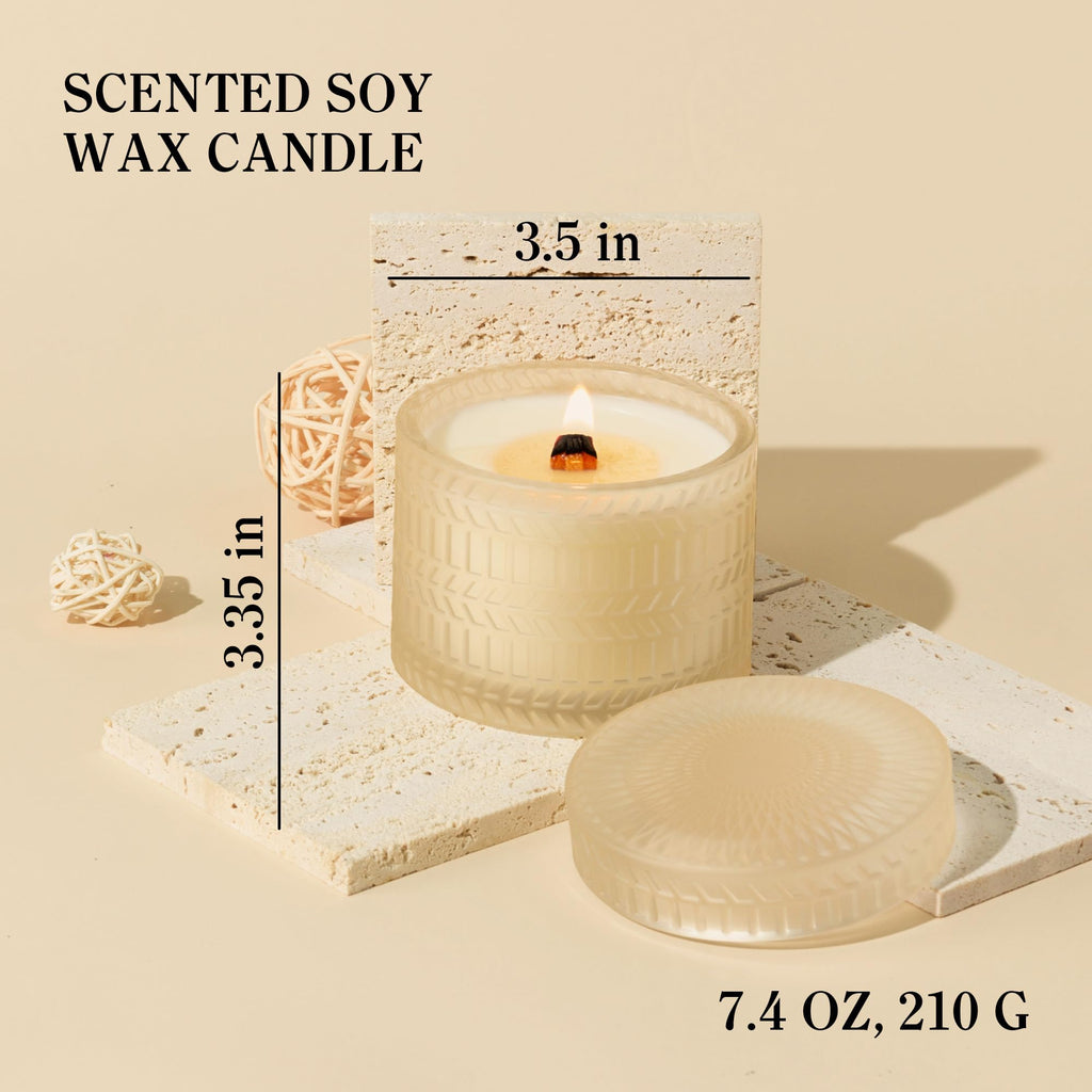 Vanilla Coconut Wood Wick Candle 7.4 oz C118952