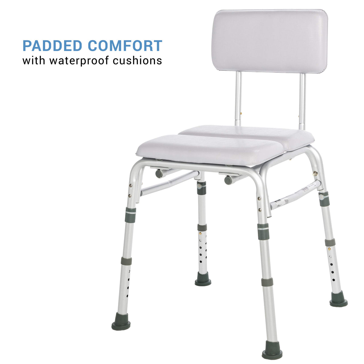 Padded Shower Chair with Backrest H2562