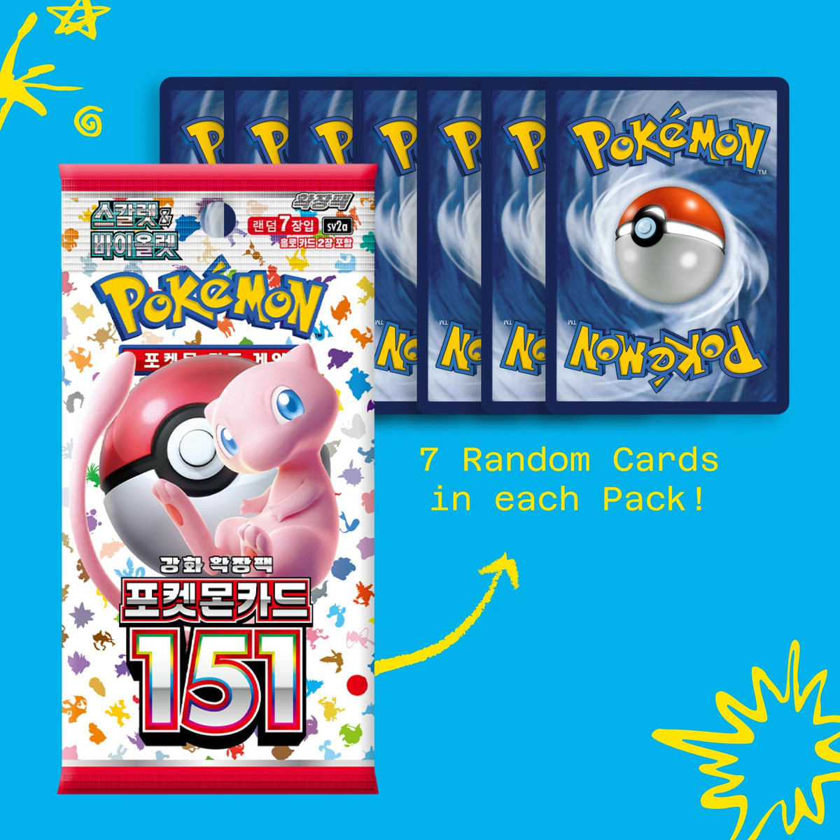 Korean 151 Booster Packs C8423