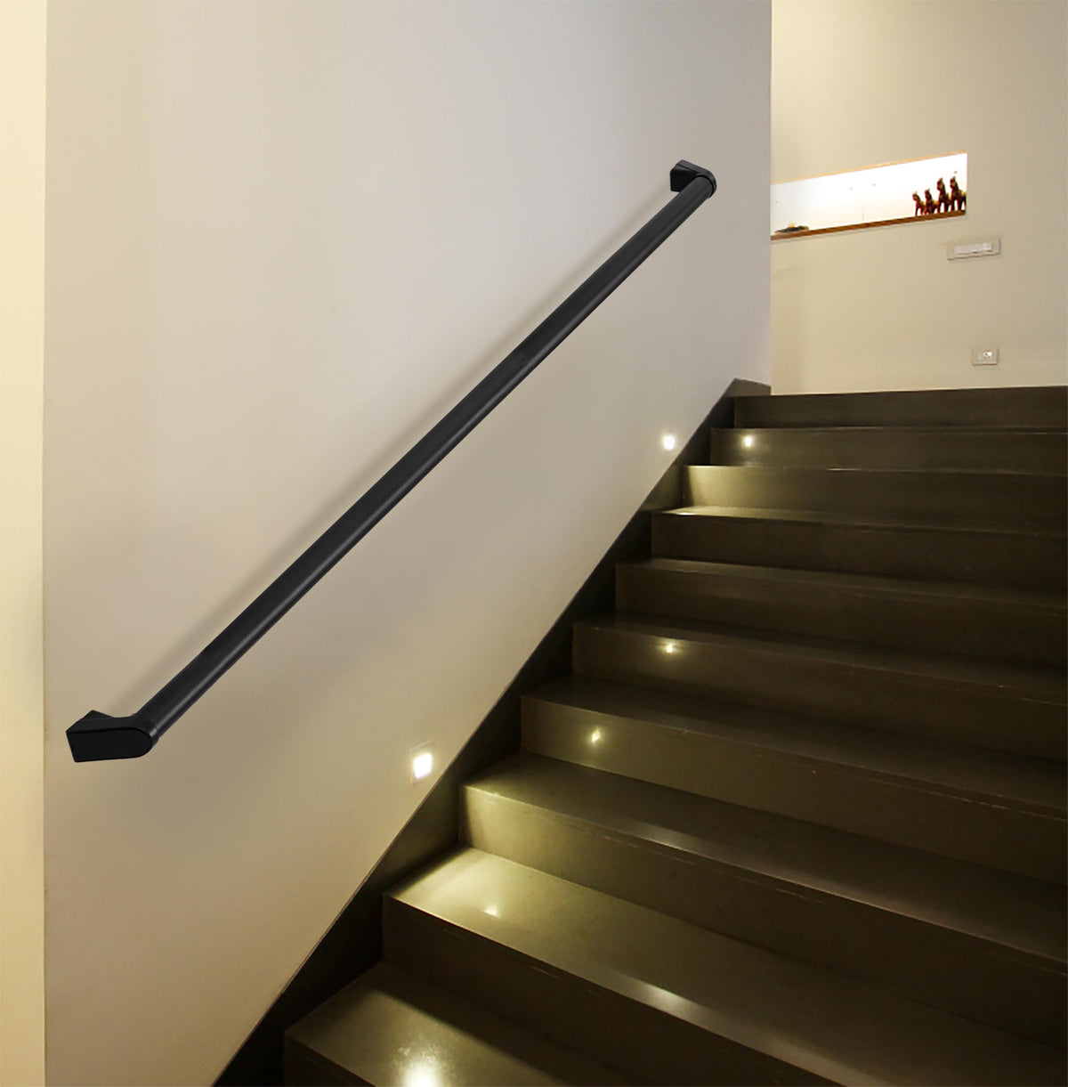 3 FT ADA Compliant Aluminum Handrail Set H252