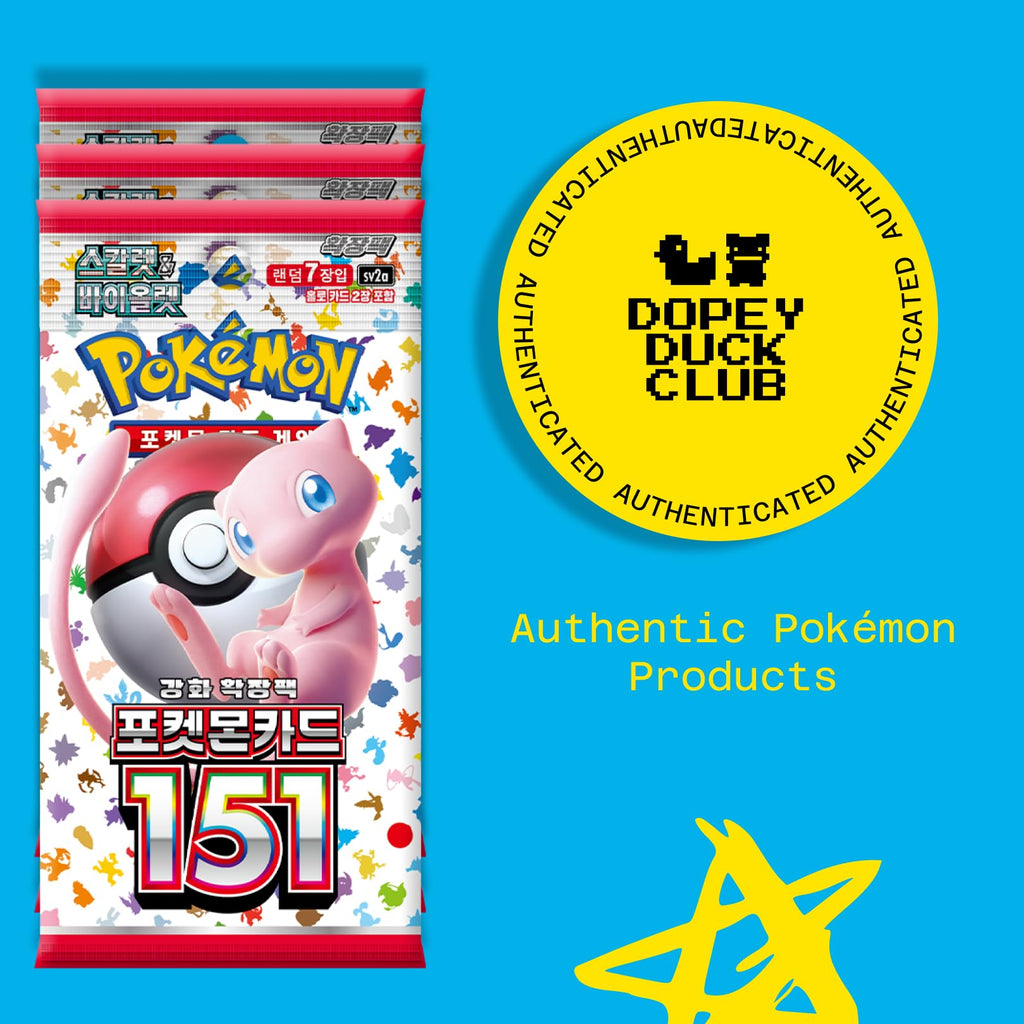 Korean 151 Booster Packs C8423