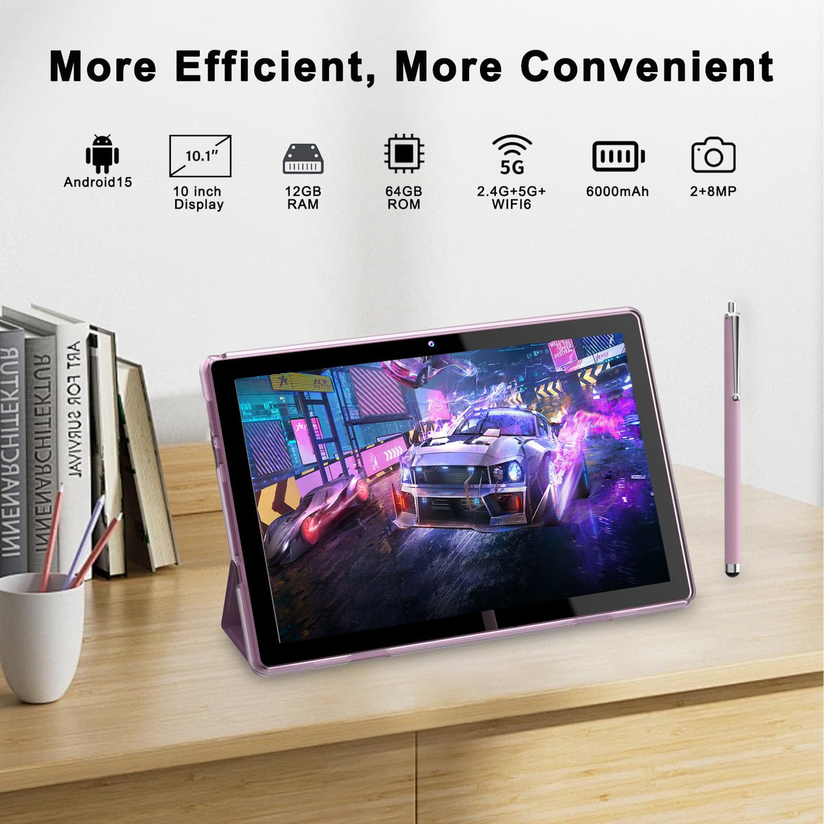 10-inch Android Tablet with Case and Stylus Q82039