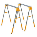 Adjustable Height Folding Steel Sawhorse 2 Pack F673262