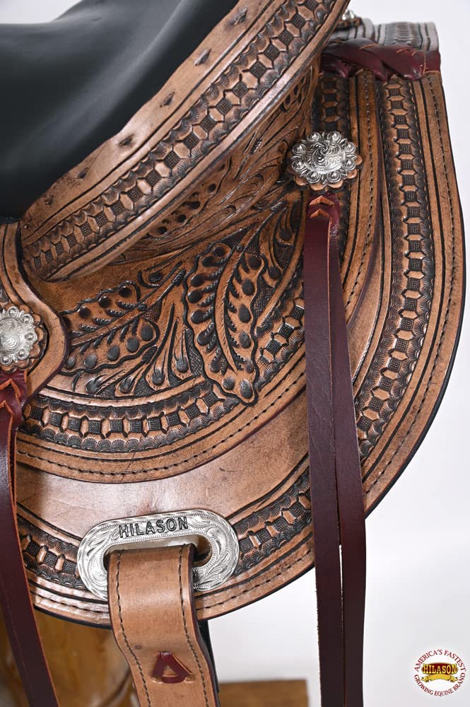 Antique Brown Western Trail Saddle A1281