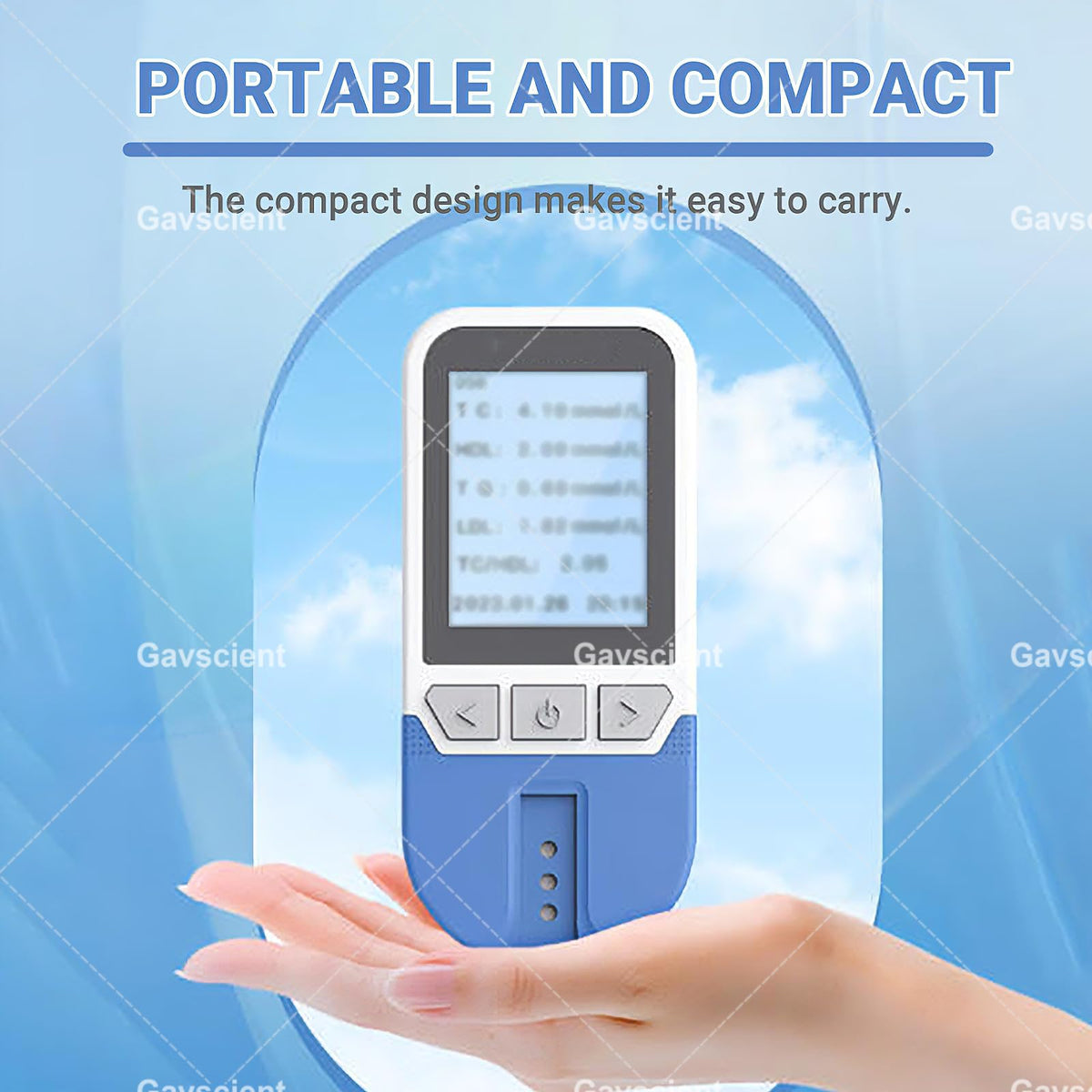 5 in 1 Lipid Test Meter Cholesterol Monitor Kit with 25 Strips B1070