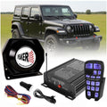 200W Multi-Tone Emergency Car Siren Speaker PA System Kit V4747