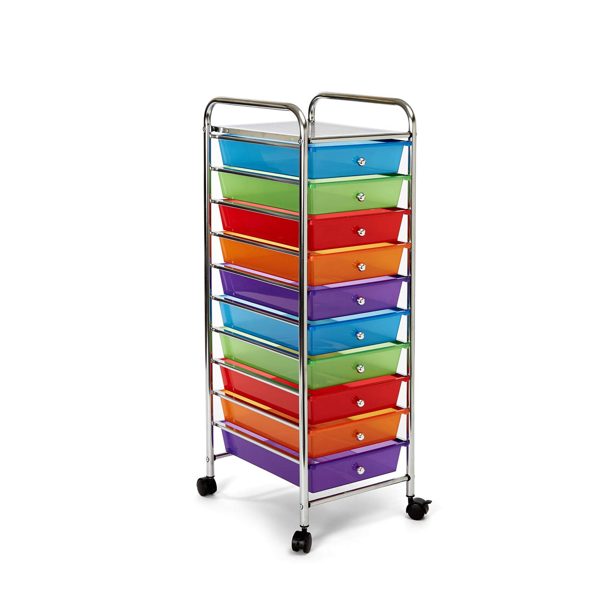 10 Drawer Rolling Storage Cart J9866
