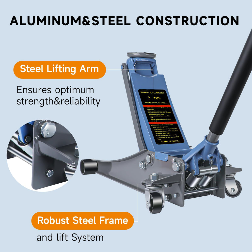 3 Ton Hydraulic Floor Jack H85681