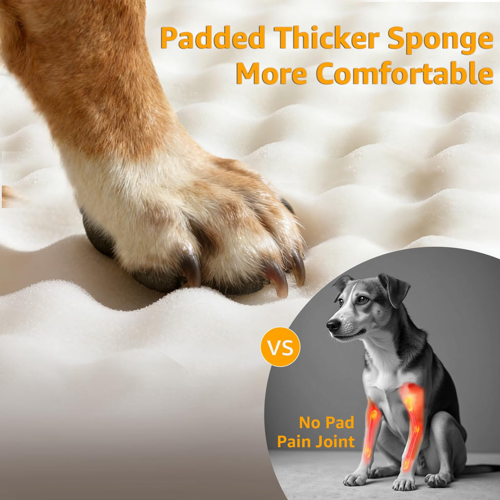 Large Dog Car Seat with Hard Bottom W9505