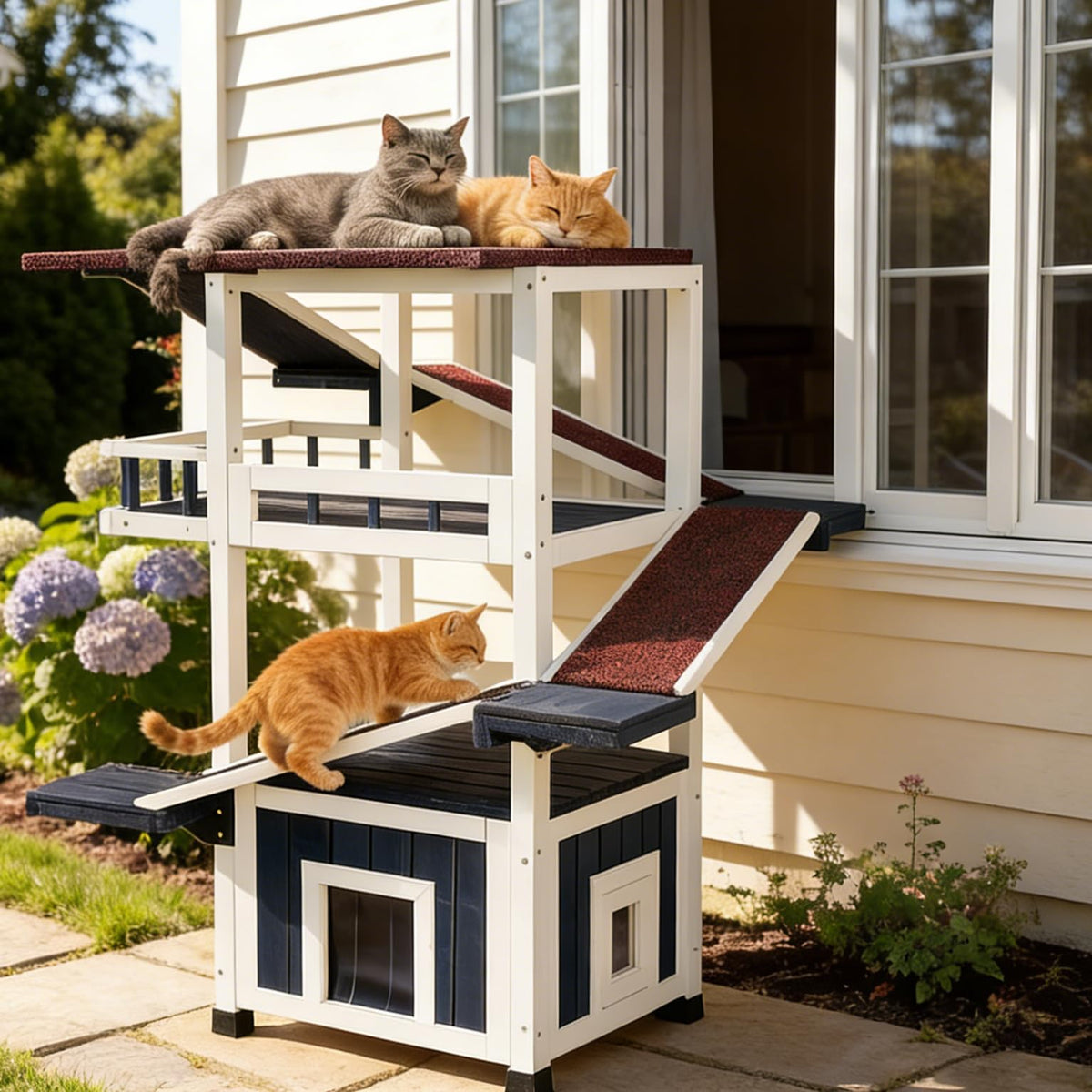4-Tier Outdoor Cat Tree F239