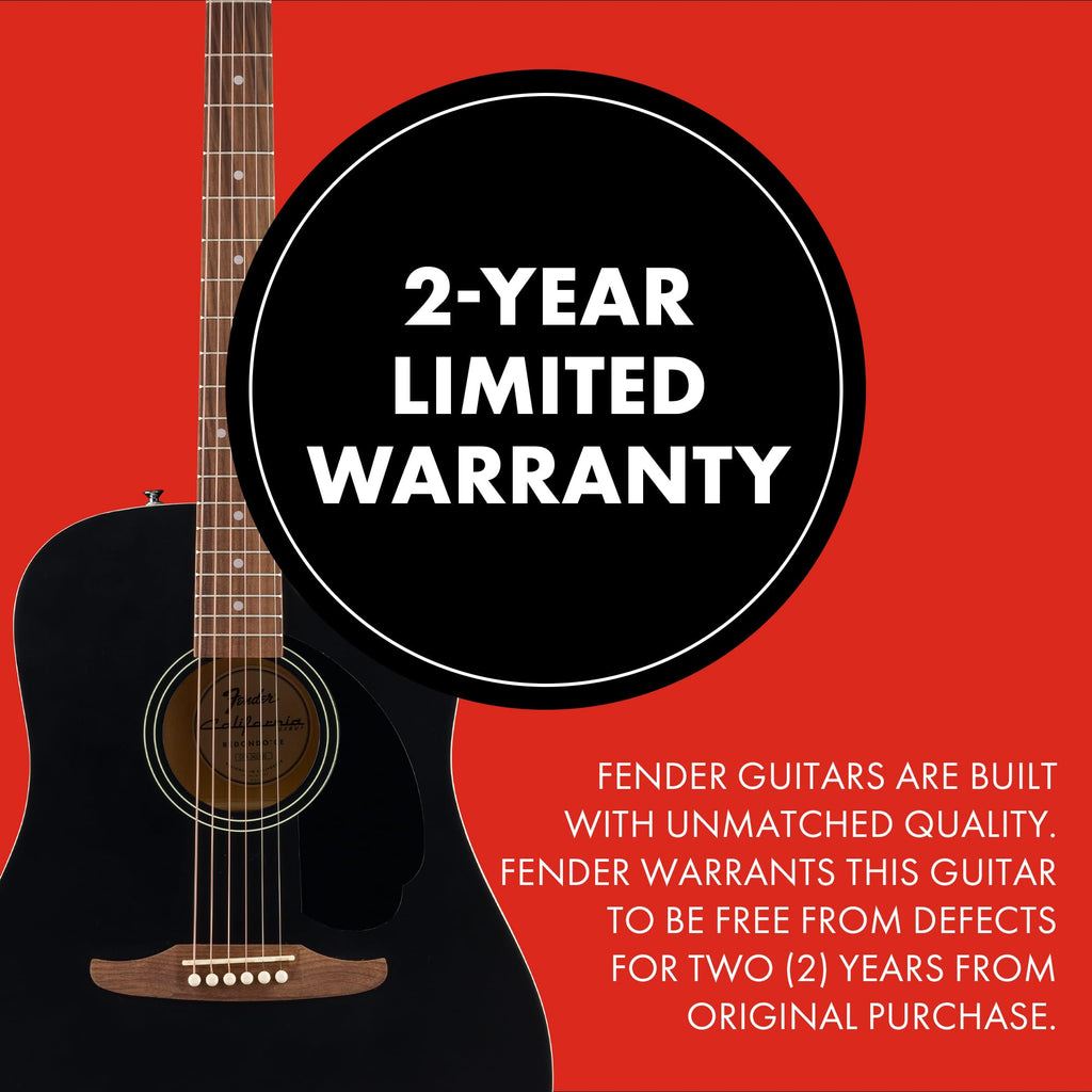 Black Acoustic Guitar R8145