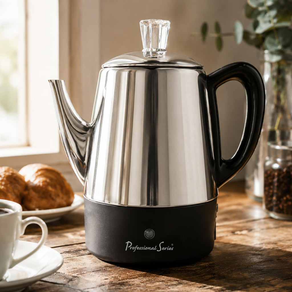 8-Cup Stainless Steel Percolator U743351