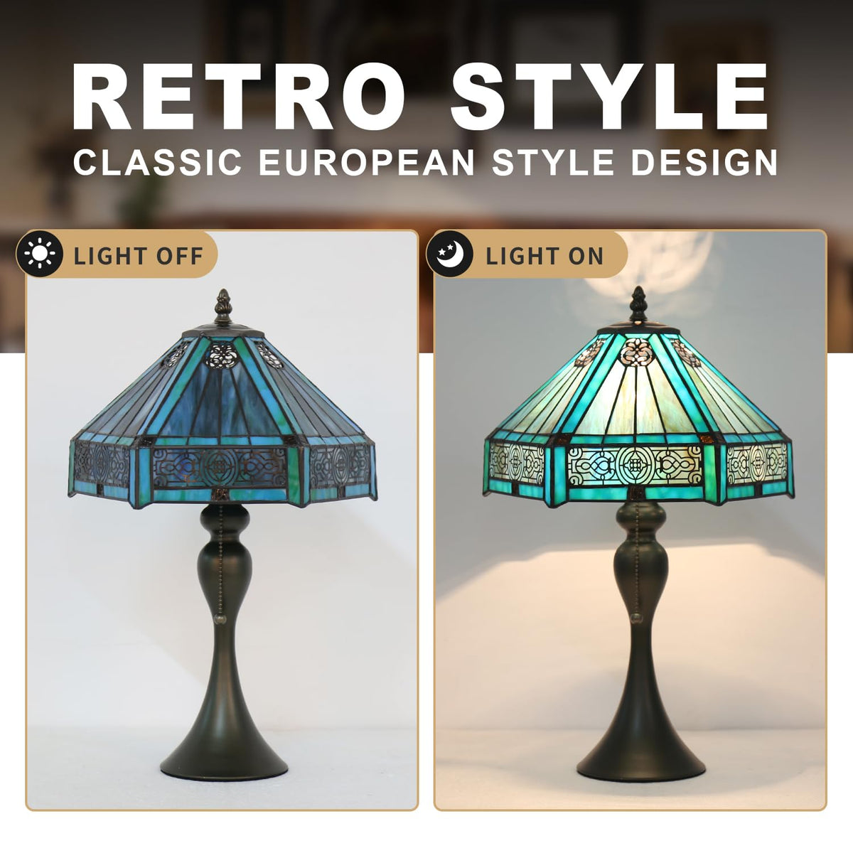 Stained Glass Table Lamp T92299