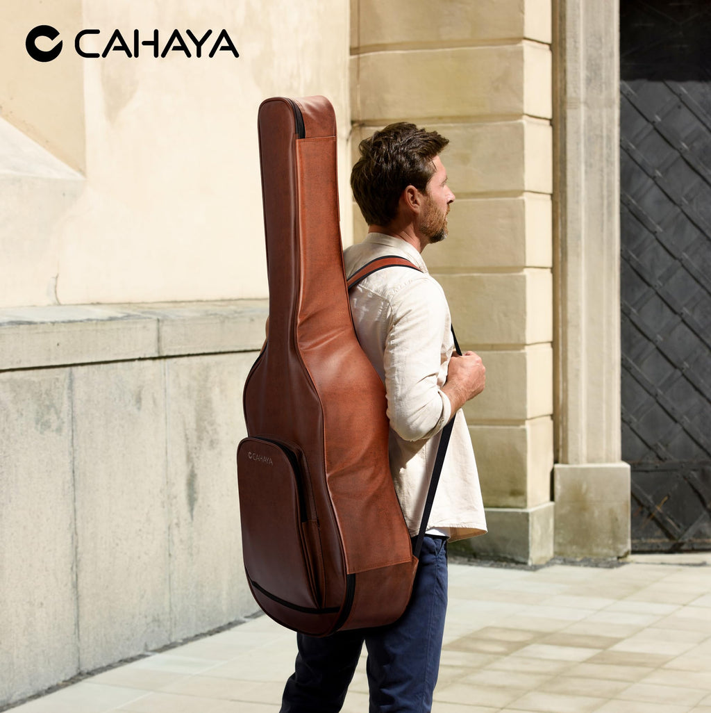 0.8in Thick Padding Waterproof Acoustic Guitar Case E9370