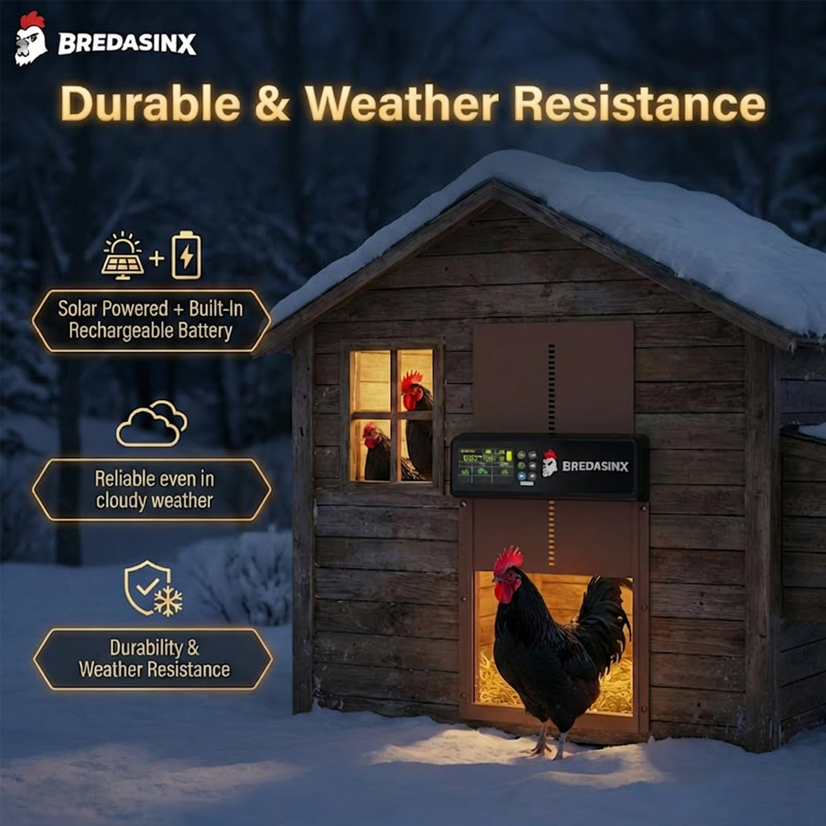 Automatic Chicken Coop Door J83502