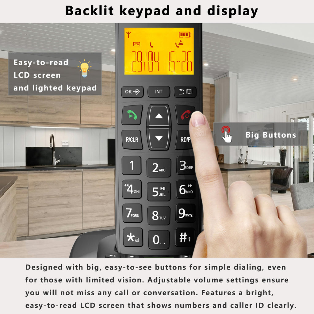 DECT Cordless Phone with Answering Machine T87927