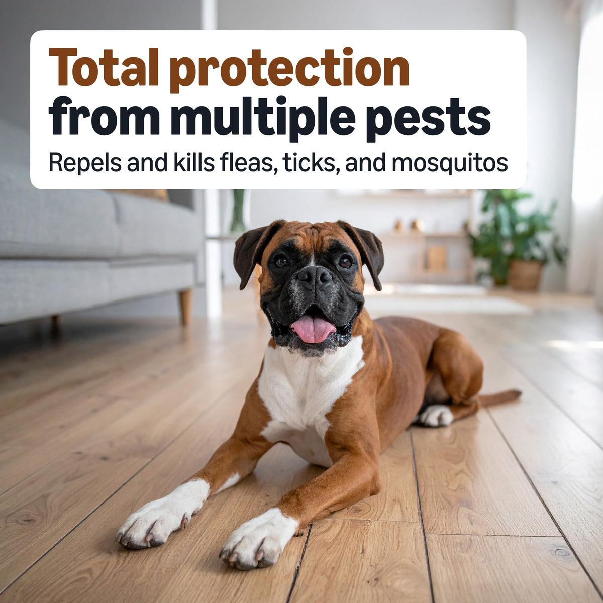 Flea Tick & Mosquito Topical Treatment for Large Dogs 4 Count B738