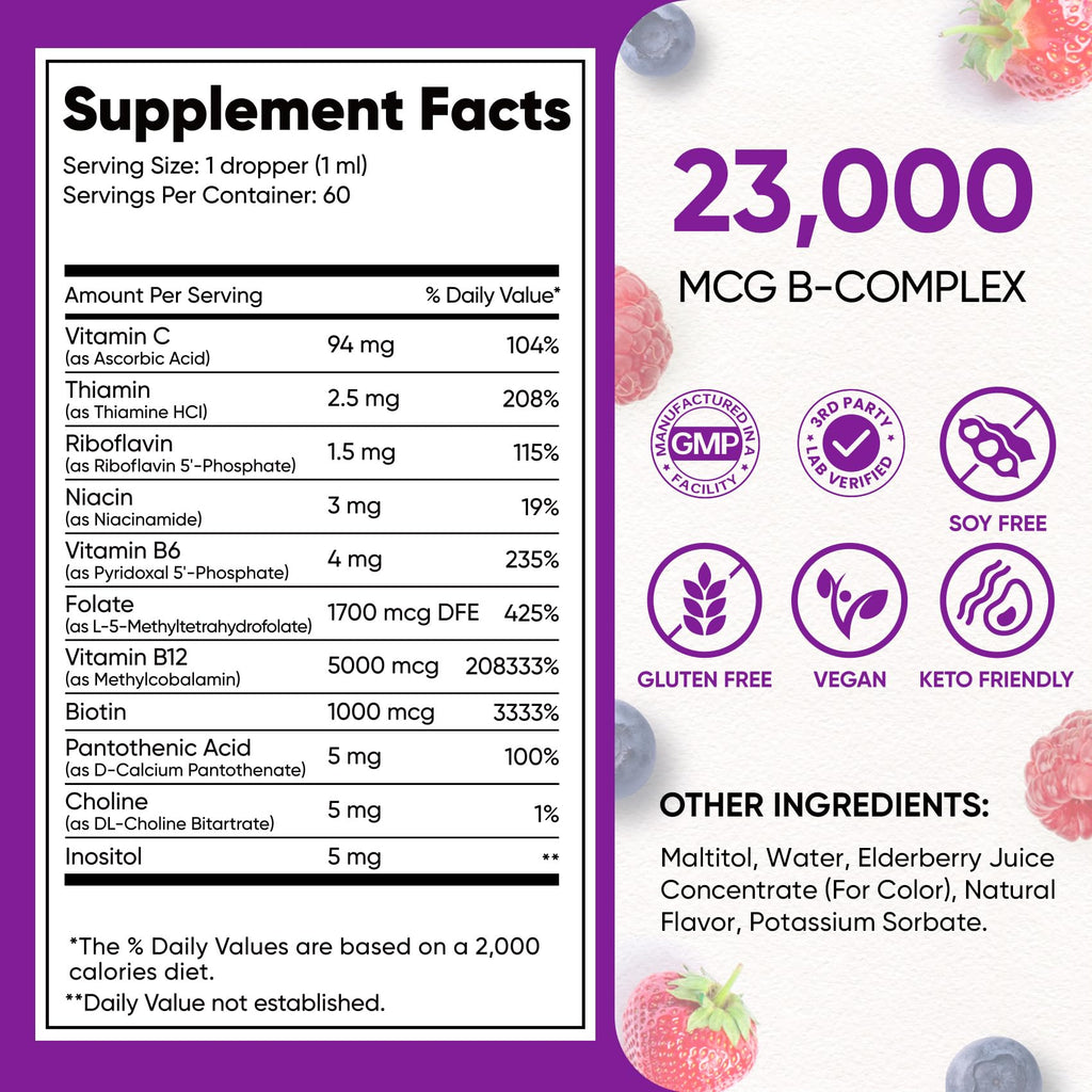 Vitamin B Complex 23000mcg O92282