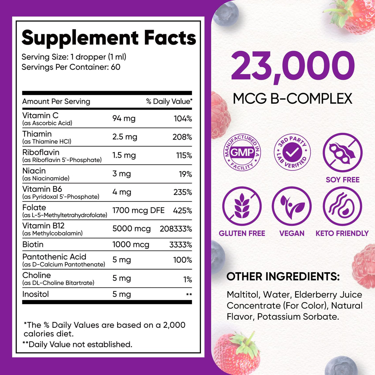 Vitamin B Complex 23000mcg O92282