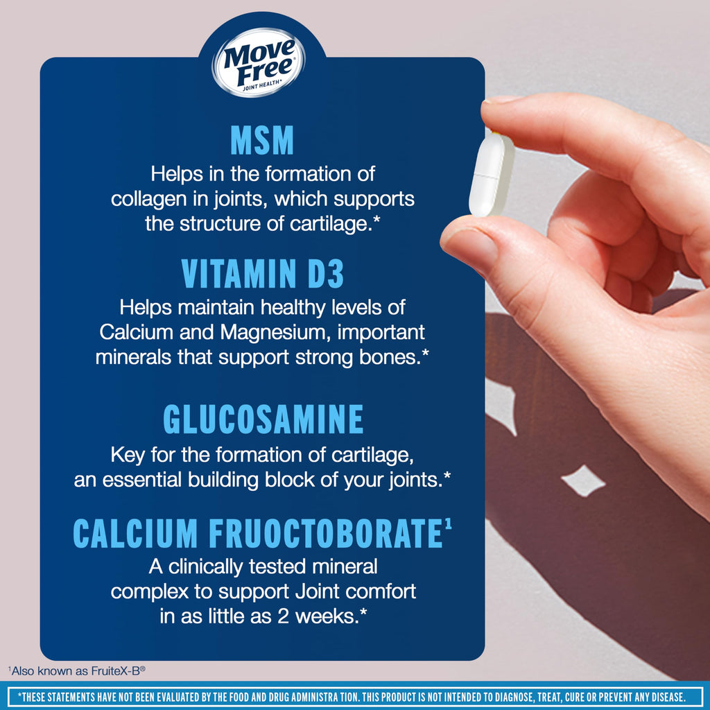 Glucosamine Chondroitin MSM + Vitamin D3-120 ct M4170