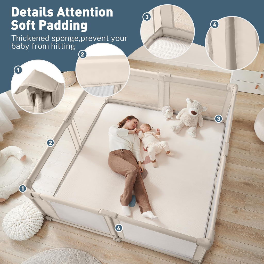 Portable Foldable Playpen with Carry Bag Y3943
